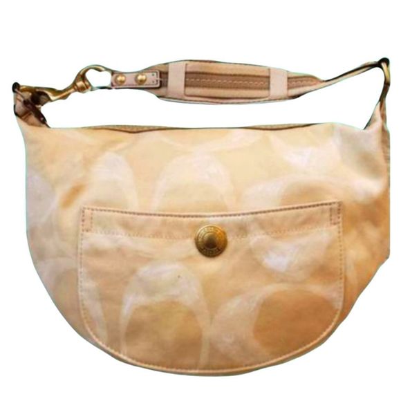 Authentic Vintage Y2K Coach Signature Hampton Shoulder Bag - Picture 12 of 16